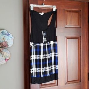 Plaid mini dress